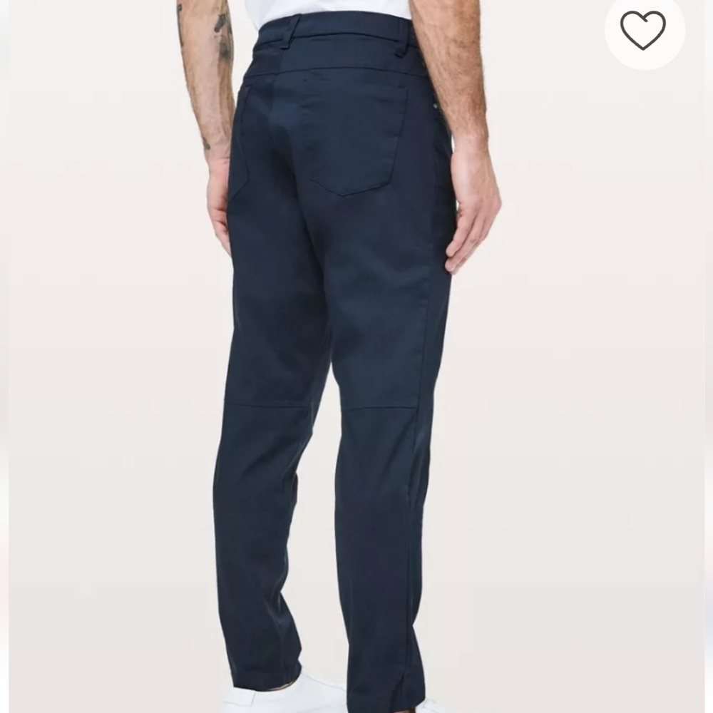 LULULEMON ABC Pant Slim DESIGNED FOR ON THE MOVE MEN SIZE 38 WATER RESISTANT - Picture 3 of 16